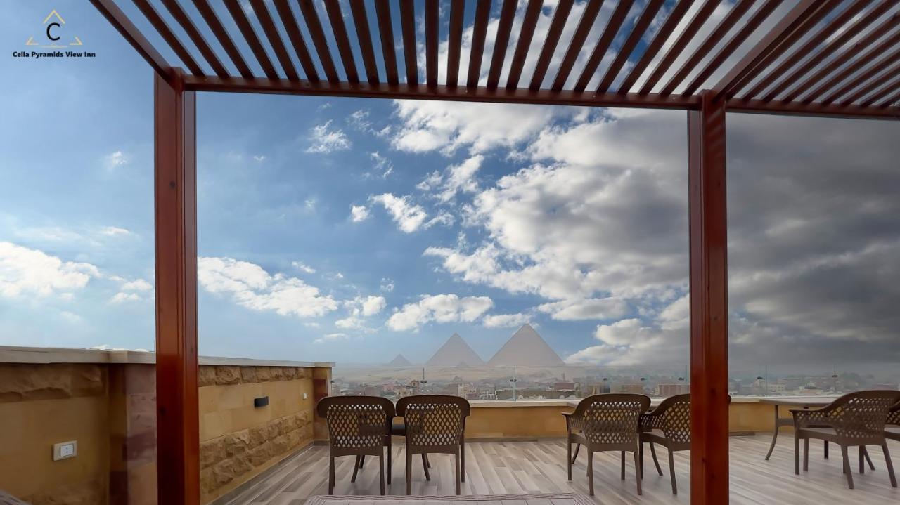 Celia Pyramids View Inn Nazlet el-Sîsi Exterior foto