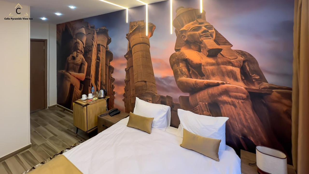 Celia Pyramids View Inn Nazlet el-Sîsi Exterior foto