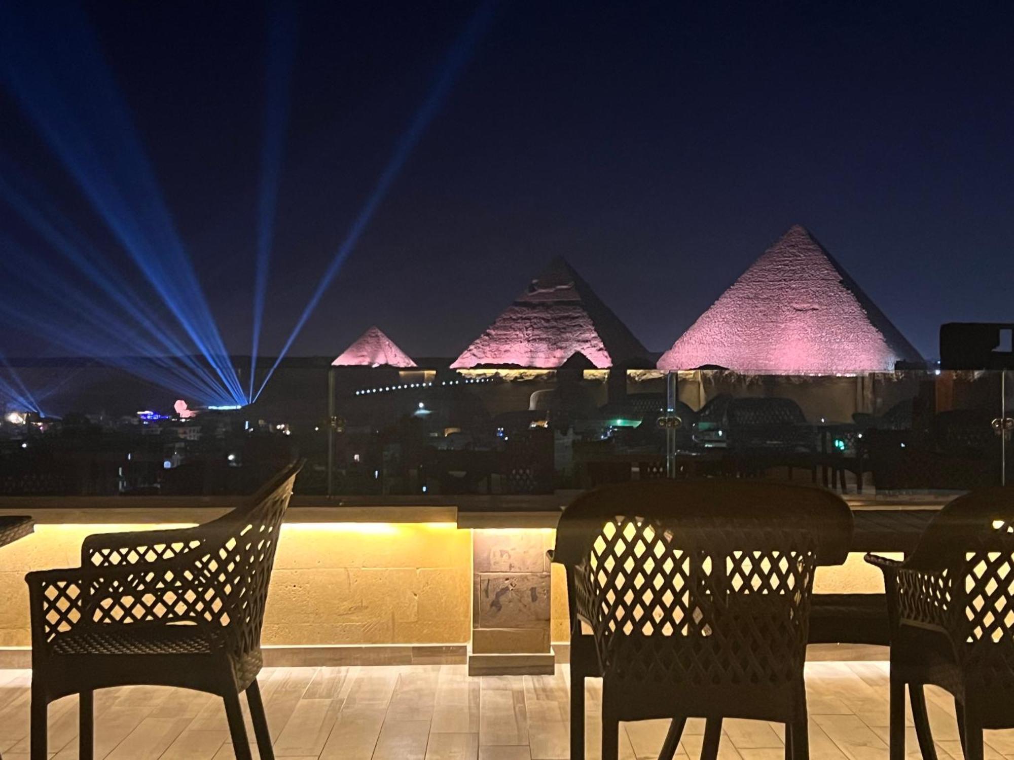 Celia Pyramids View Inn Nazlet el-Sîsi Exterior foto