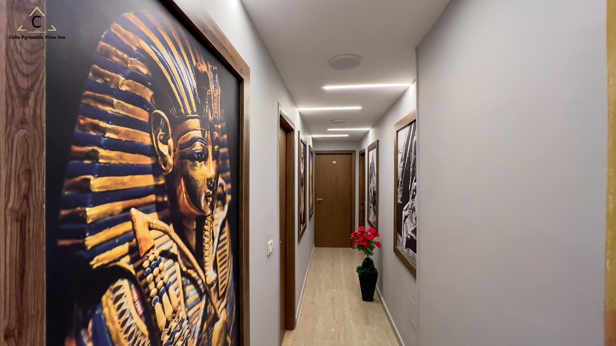 Celia Pyramids View Inn Nazlet el-Sîsi Exterior foto